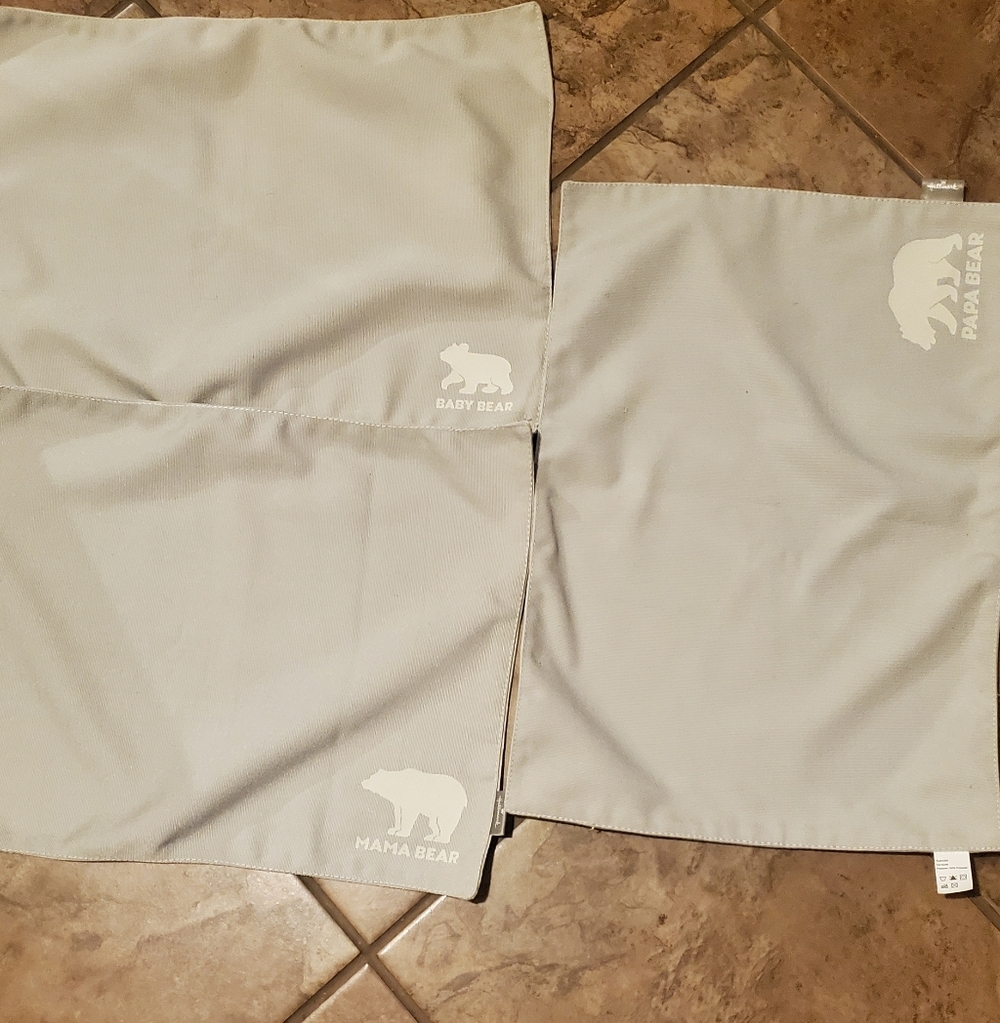 Hallmark Placemats Set Of 3 Bears